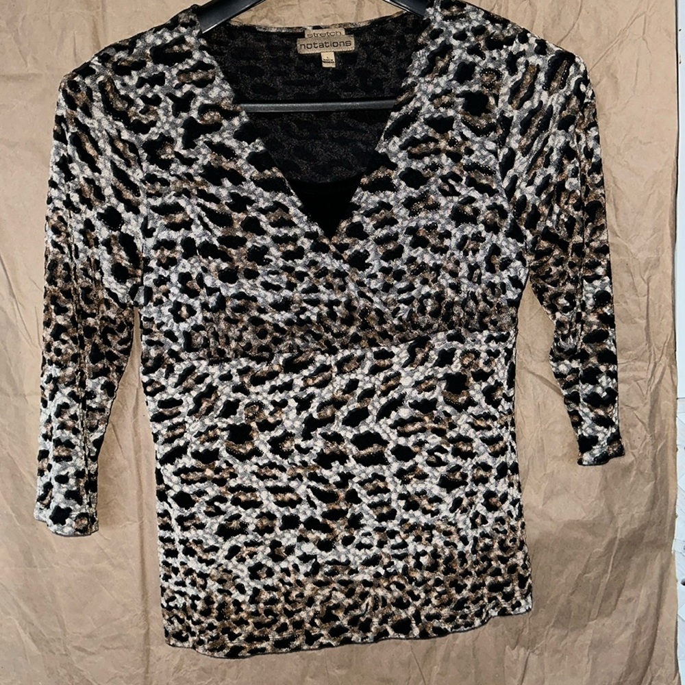 Leopard print blouse